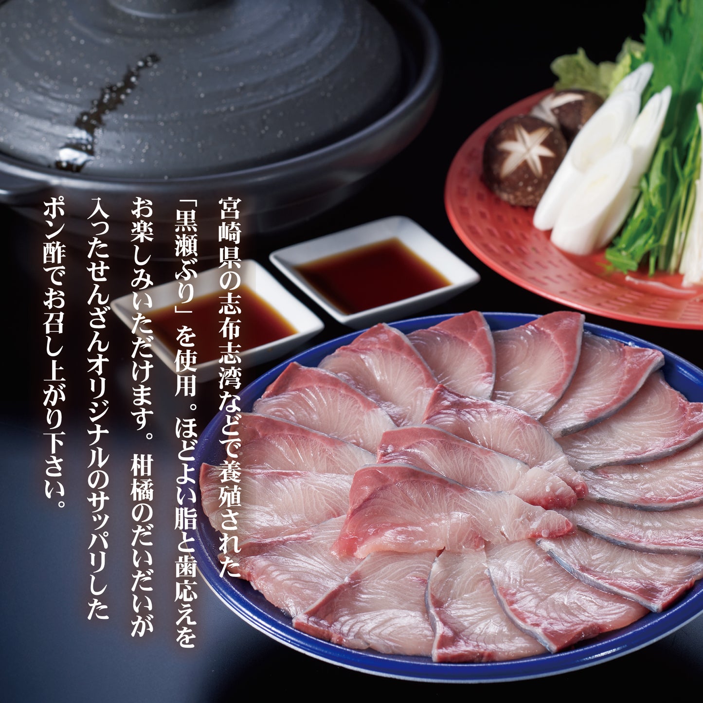 黒瀬ぶり ぶりしゃぶセット 2～3人前